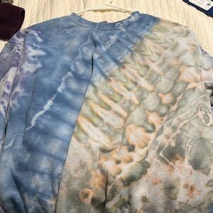 Home made geode tie dye sweater!